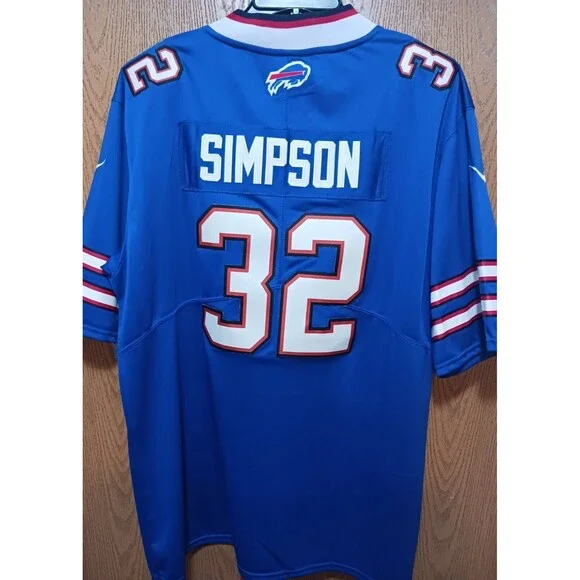 OJ Simpson (Nike)-(Bills)-(Jersey)-(Blue)-(Good Condition)-(Size XL)-$100 - Picture 1 of 9
